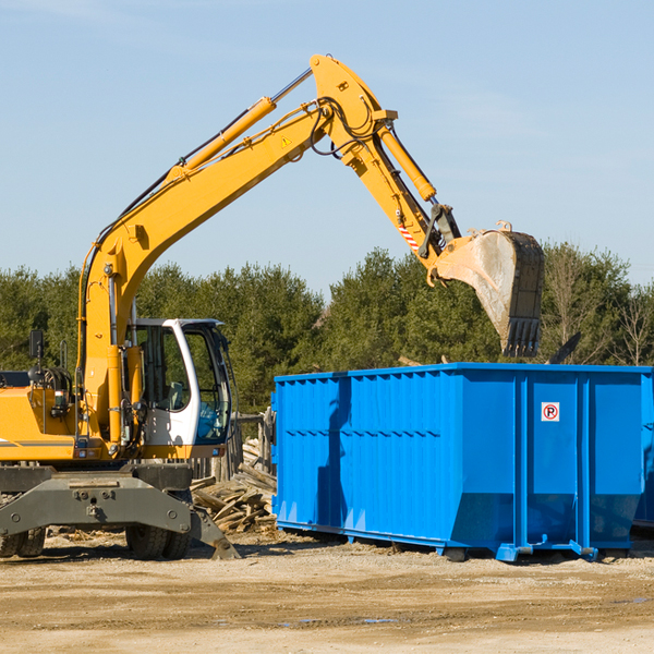 can i rent a residential dumpster for a construction project in Lake Santee Indiana